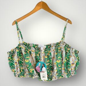 🎉5 for $45🎉RHODE Top blouse crop size 1X